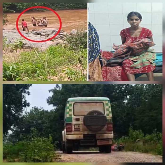 jagdalpur, Villagers made a Jugaad,ambulance