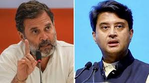 bhopal, Scindia hits back,Rahul Gandhi