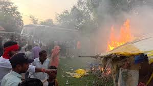 maihar, Communal tension, village