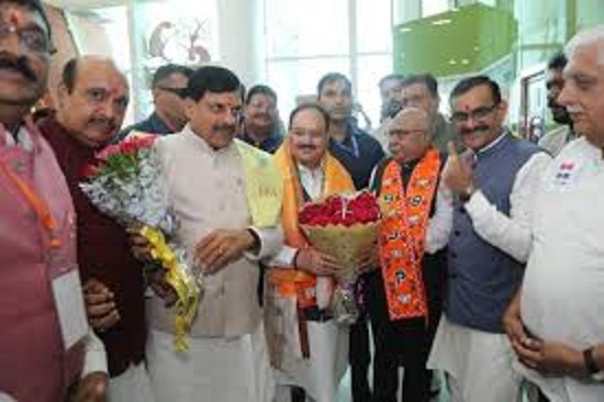 bhopal, Union Minister Nadda , Dumna Airport