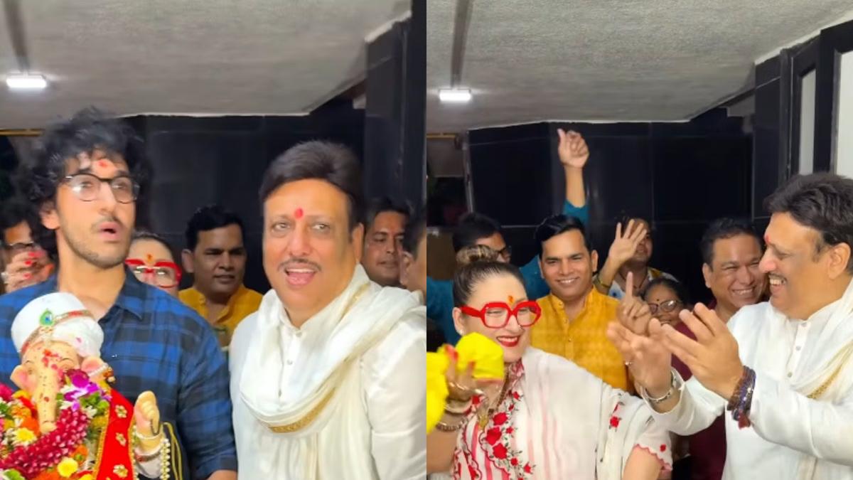 mumbai, Govinda-Sunita ,Ganpati Bappa 