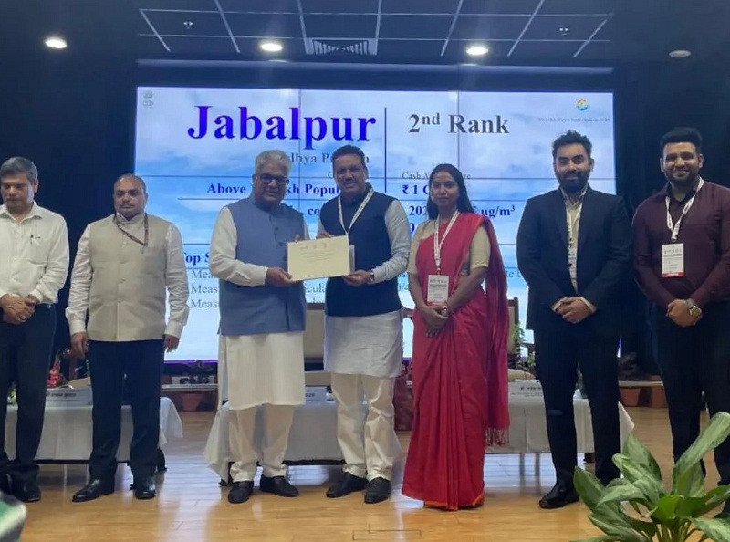 indore, Jabalpur got second place,Clean Air Survey 2025