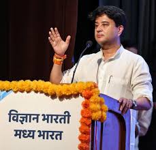 gwalior, Union Minister Scindia , Service program