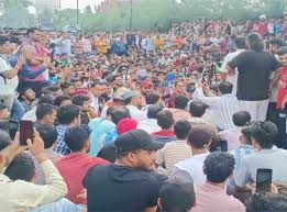 khatima, Youths protest, UKSSSC paper leak