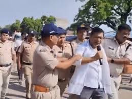 singroli, Congress leader, Bhaskar Mishra arrested  