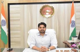 singroli, New Collector Gaurav Bainal ,assumed charge.