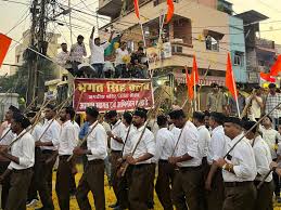 chindwara,   huge march, Rashtriya Swayamsevak Sangh 