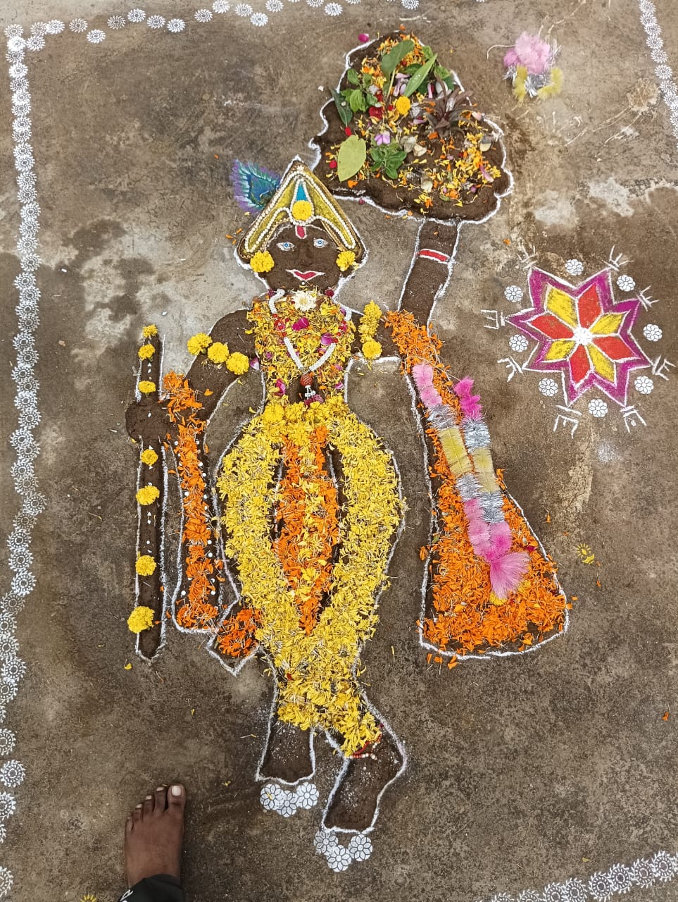 anuppur,   Giridhari form of Lord Krishna , Govardhan Puja