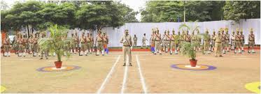 khandwa,  police parade team,honored the martyrs