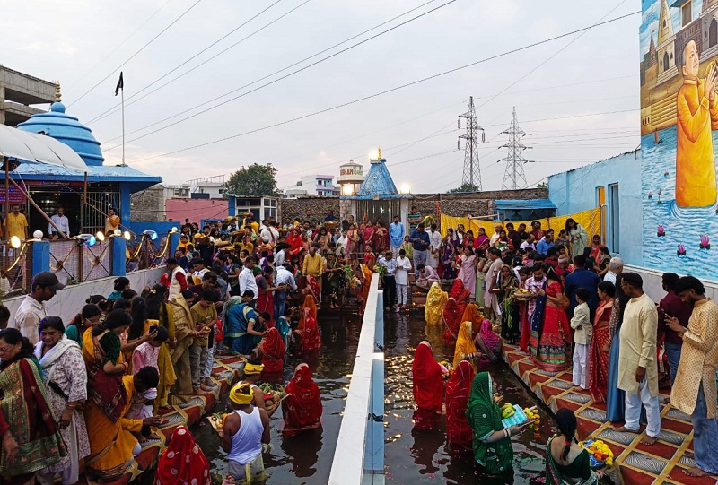 indore,  Chhath Mahaparva, Arghya 
