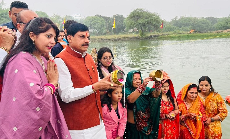 bhopal, Chhath Mahaparva fast, Dr. Yadav