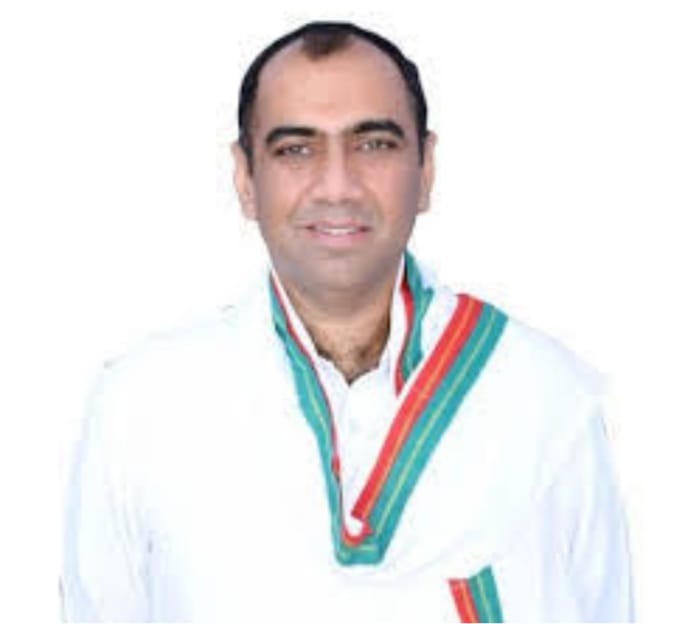 rajgarh,Congress,  hold public meeting 