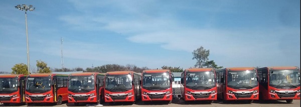 bhopal, CNG buses resume ,operations  