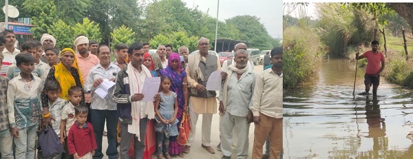 morena, miscreants closed , road of traffic