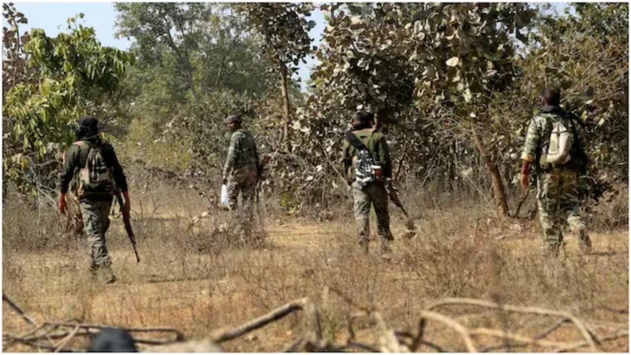 Dantewada , 5 Naxalites killed,  encounter , Dantewada-Bijapur border