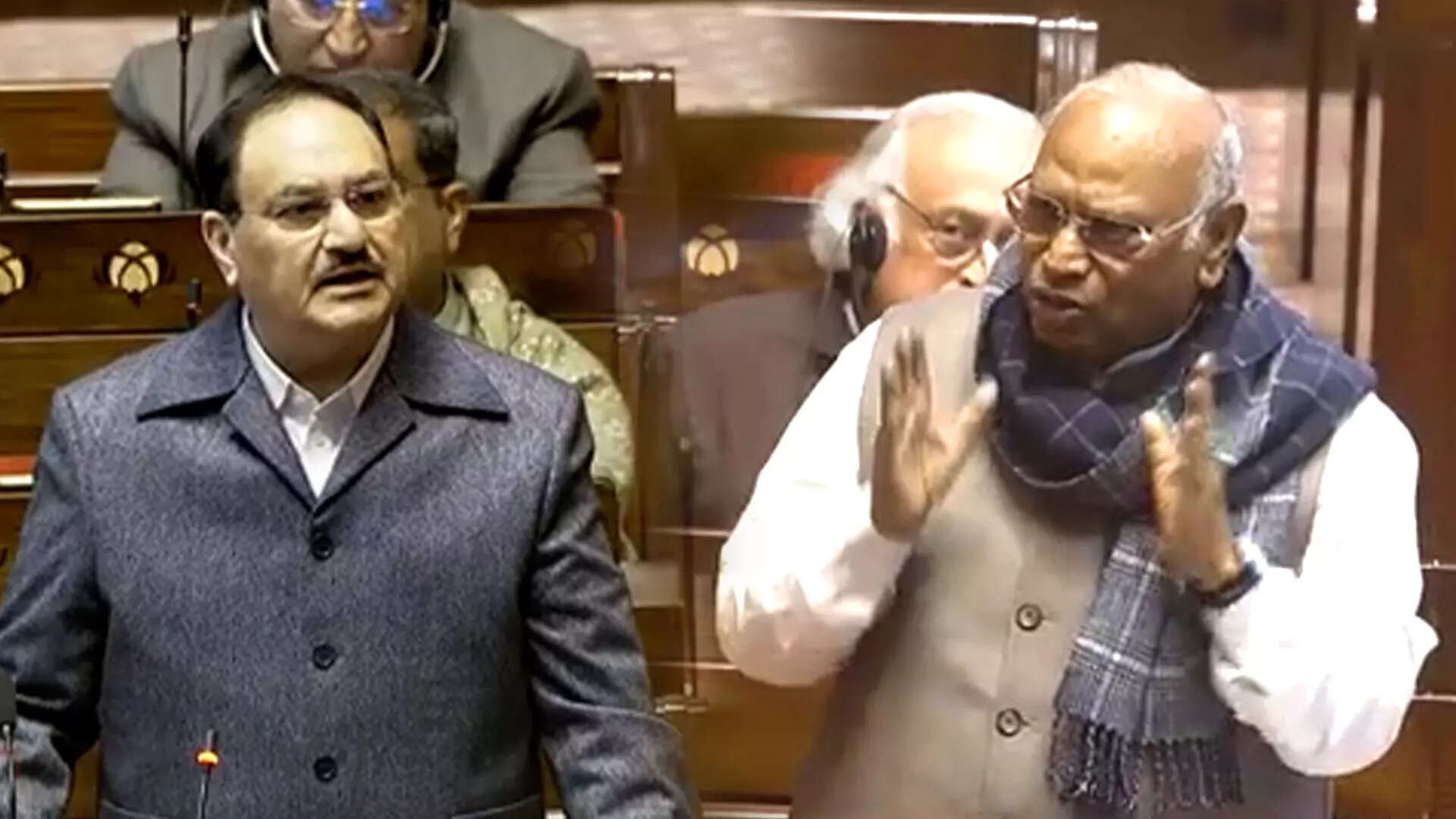 New Dehli , JP Nadda, Kharge , Rajya Sabha