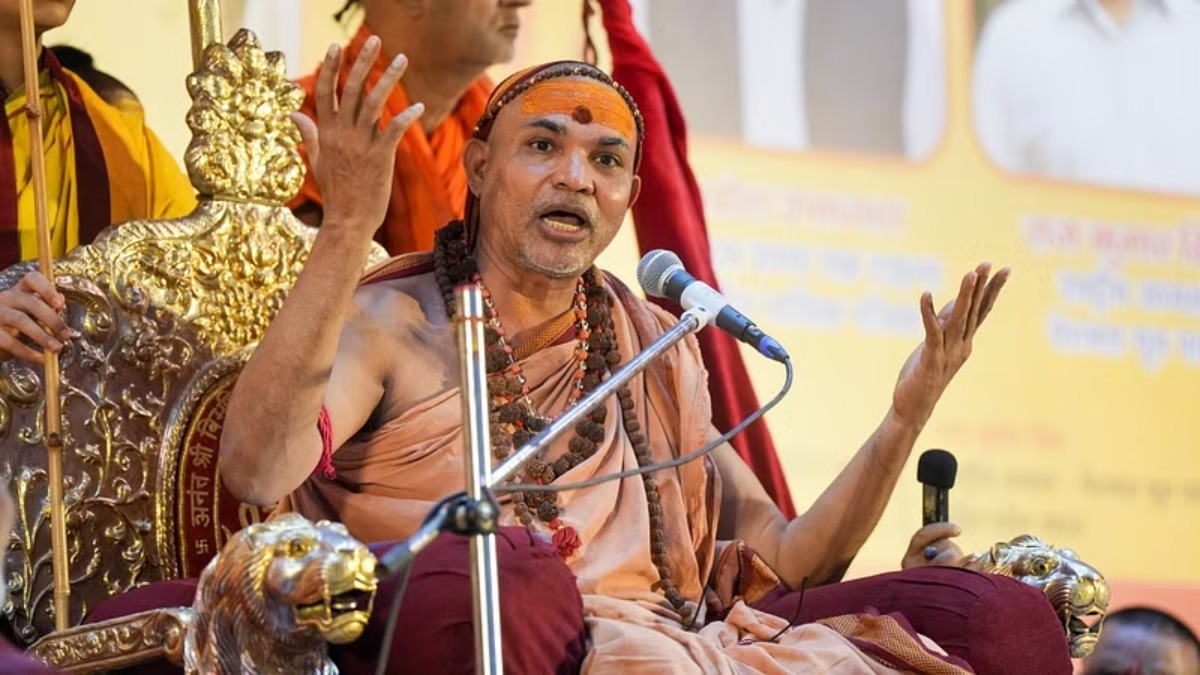 India , Shankaracharya Avimukteshwarananda, warning ,  Babri Masjid dispute