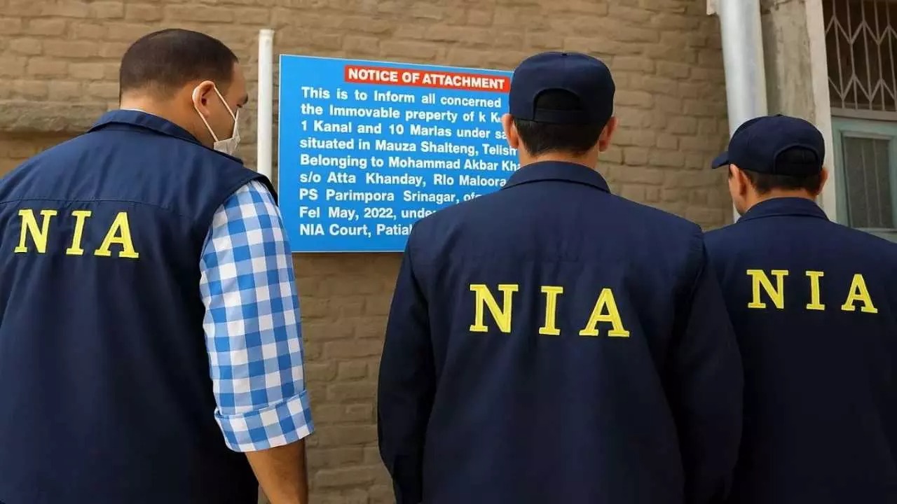 India , NIA , operations ,  three states , 4 accused arrested