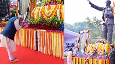 Dehli , PM Modi , tribute , Ambedkar ,  Mahaparinirvan Diwas