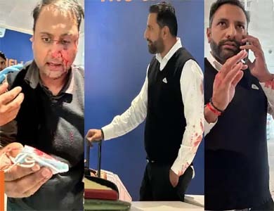 Dehli ,  Passenger , allegedly , assaulted ,  Delhi airport