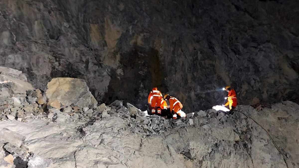 Accident , stone quarry ,  Dhenkanal, Odisha