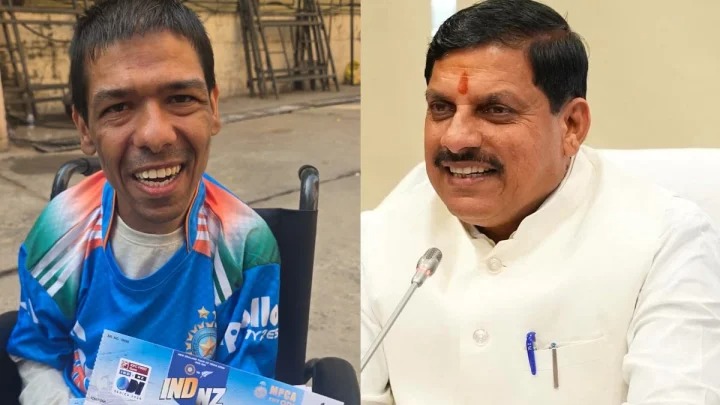Ujjain ,Disabled man, watch cricket fulfilled, Madhya Pradesh , CM Mohan Yadav 