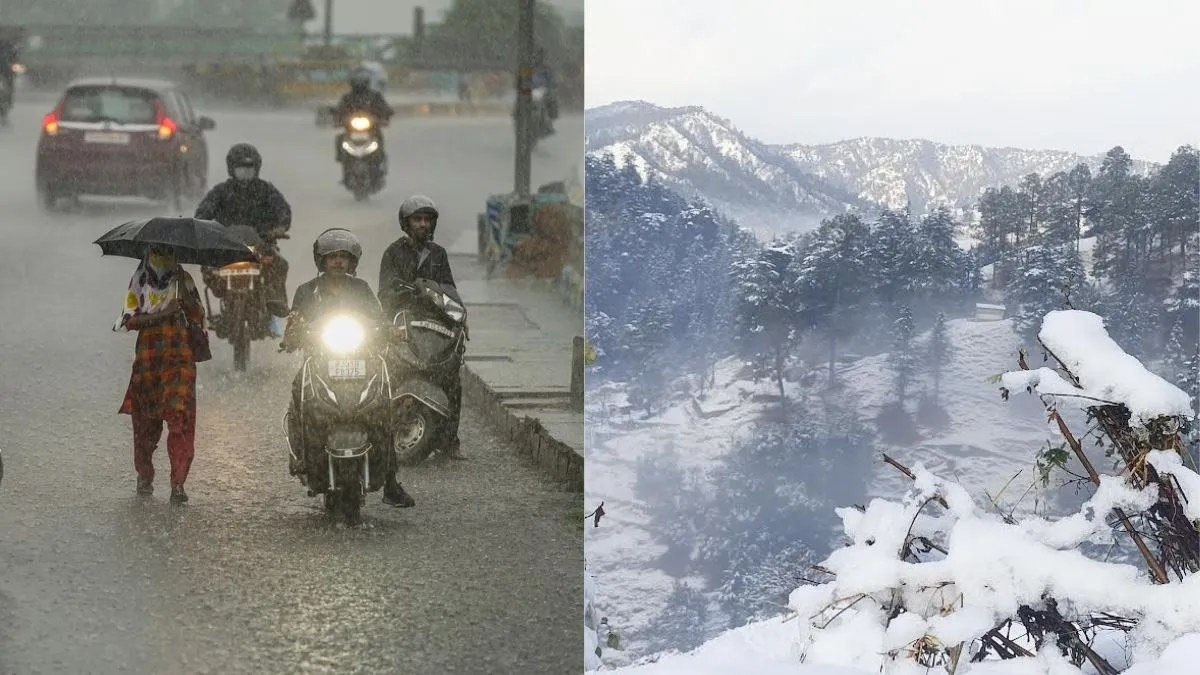 Uttarakhand.Weather changes, Uttarakhand: Rain,snowfall alert, temperature to drop