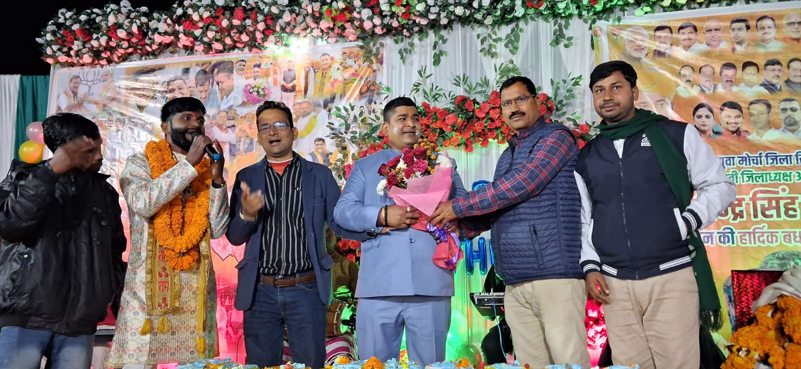 Singrauli.Rajendra Singh Parmar,birthday , celebrated,great pomp,Singrauli.