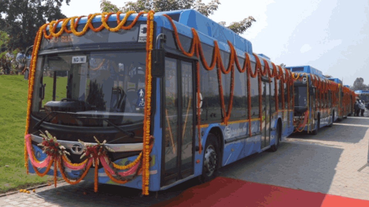 Bhopal.972 e-buses , run,8 cities MP, Sugam Transport companies, handle operations