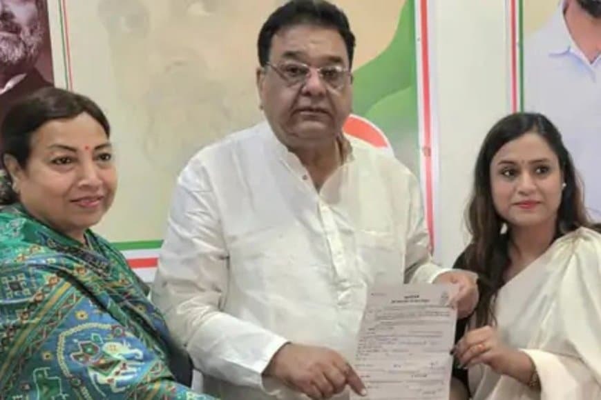 Satyanarayan Sattan,daughter Kanupriya joins Congress,major political shift from BJP