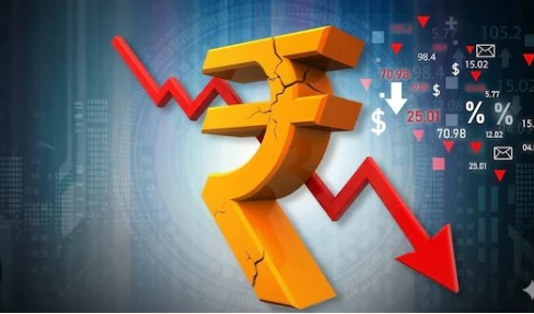 Rupee hits record low, falls to 93.08 against dollar