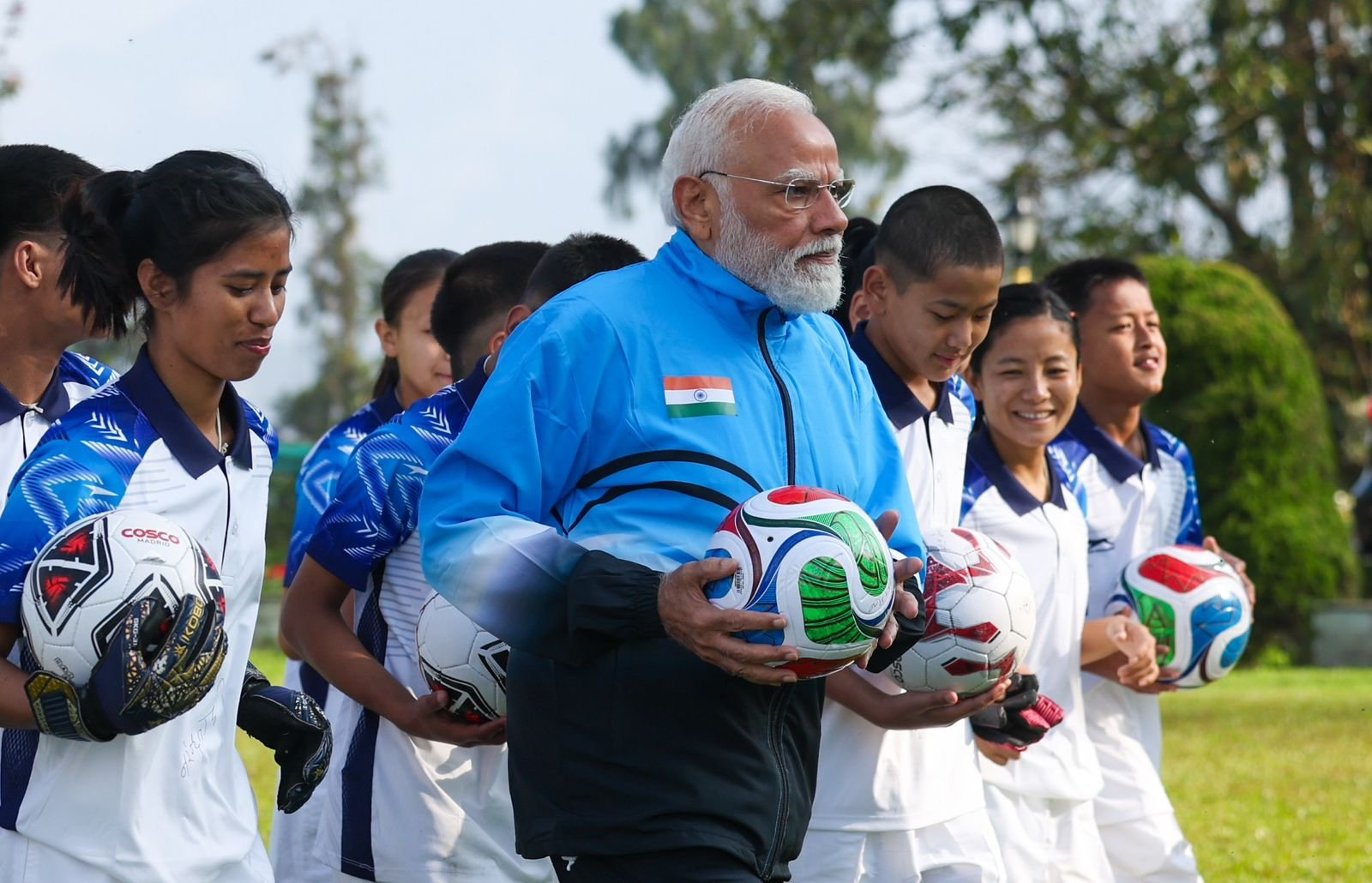 PM Modi ,Sikkim visit: Plays, football, children, launches, development, projects