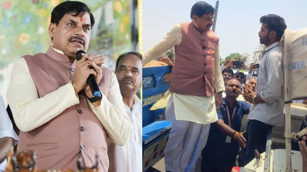 CM Mohan Yadav ,suddenly reached, procurement center, surprising the farmers.