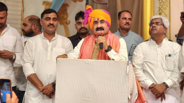 Datia by-election,  Congress candidate leads, assets.