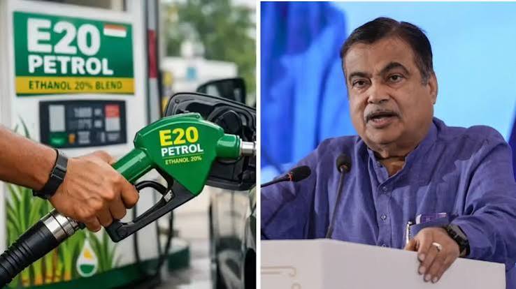 Gadkari, E20 petrol, pay , price,  pure petrol.
