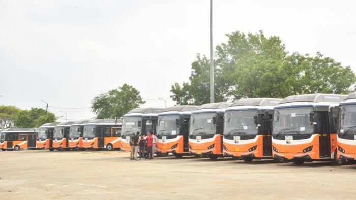 public transport network,comprising metro, e-buses, , bicycles , Bhopal.
