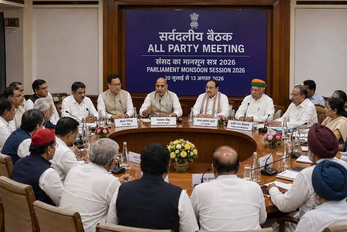 All-party meeting, Monsoon Session, Opposition stages walkout