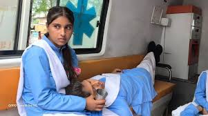 emale students , a government school,in Sidhi, medical treatment