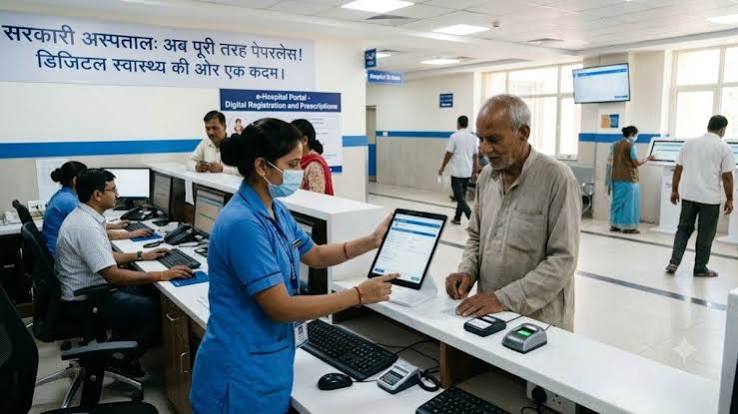 Digital OPD system ,  district hospital, August 15