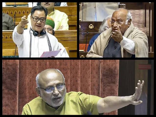 Opposition adamant,statement ,Amit Shah,Rijiju , governmen