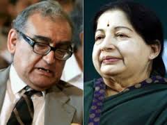  मार्कण्डेय काटजू  मुख्यमंत्री जयललिता