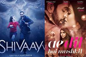 कड़ा मुकाबला शिवाय और ऐ दिल है मुश्किल में 