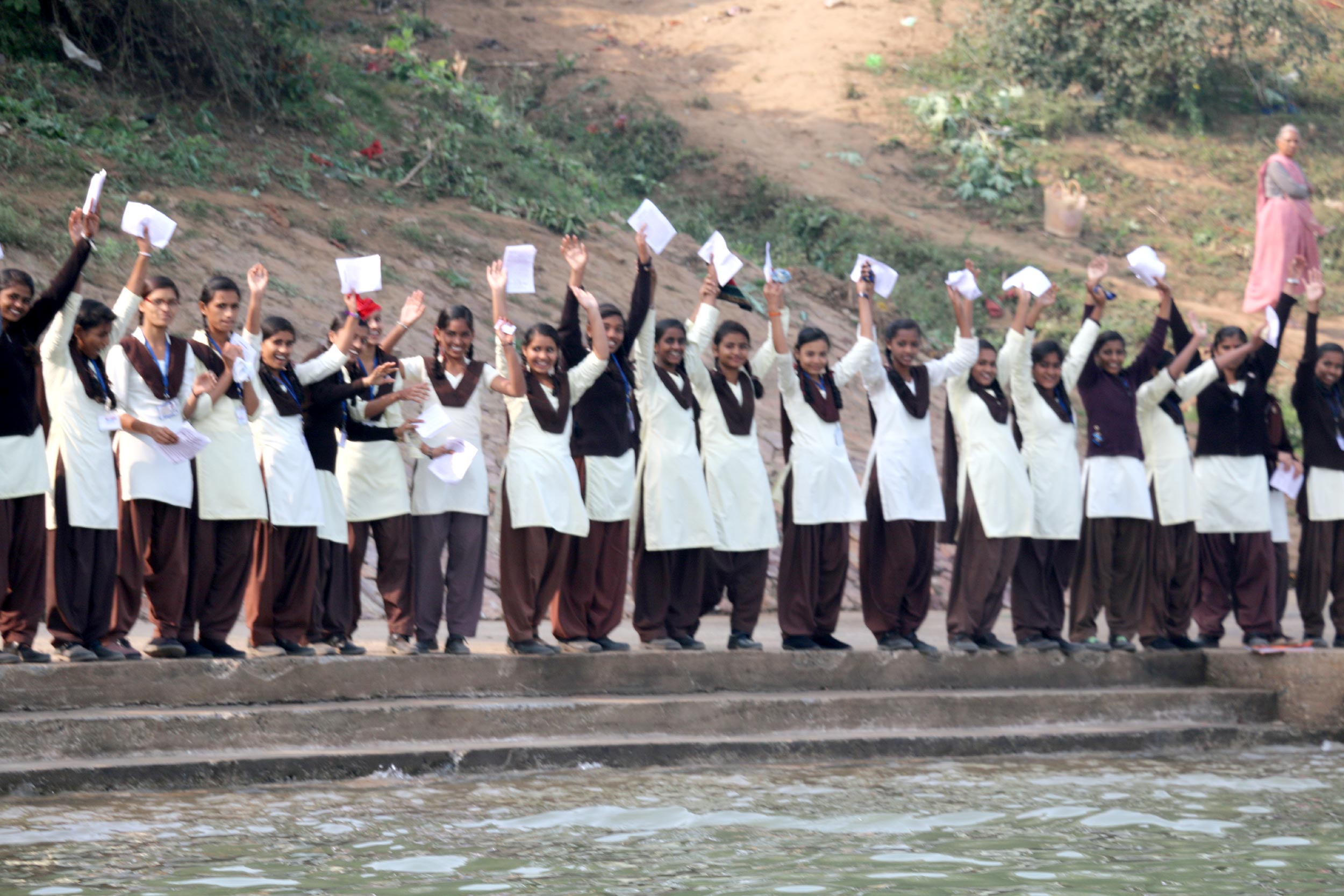 मानव श्रंखला का विश्व रिकार्ड
