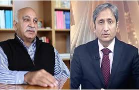 ravish kumar m j akbar