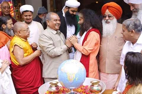 धर्म गुरुओं ने लद्दाख में लिया सर्वधर्म स्वच्छता एवं सद्भावना संकल्प